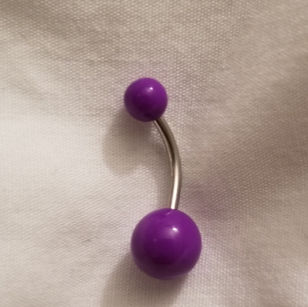 Purple Belly Ring